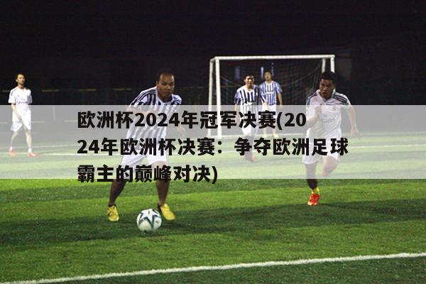 欧洲杯2024年冠军决赛(2024年欧洲杯决赛：争夺欧洲足球霸主的巅峰对决)